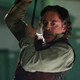 Sherlock (Robert Downey Jr.) hanging by a thread.